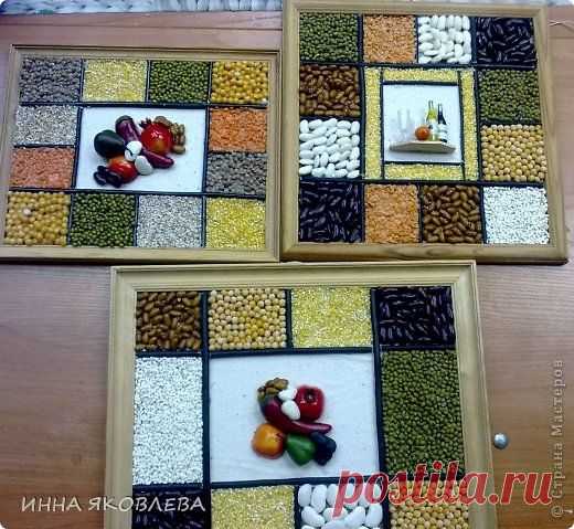 декор из круп - Экологическое землетворчество | Экологическое землетворчество