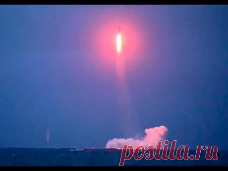 Пуск МБР«Синева» РПКСН «Верхотурье» из подводного положения - YouTube