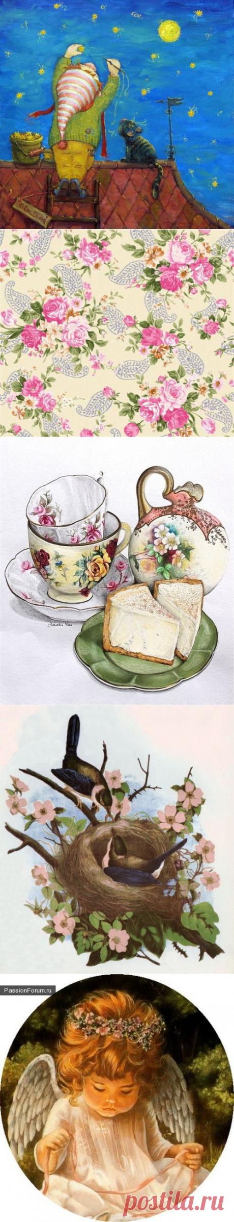 Картинки для вдохновения! / Картинки для декупажа / PassionForum - мастер-классы по рукоделию