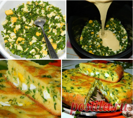 Bon Appétit: ПИРОГ С ЯЙЦАМИ И ЗЕЛЕНЫМ ЛУКОМ - САМЫЙ ВКУСНЫЙ, ВЕСЕННИЙ, СОЛНЕЧНЫЙ