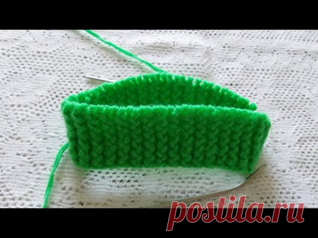 Резинка спицами "Хлебный колос" по кругу.