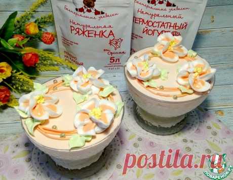 Муссовый десерт из йогурта с ряженкой – кулинарный рецепт