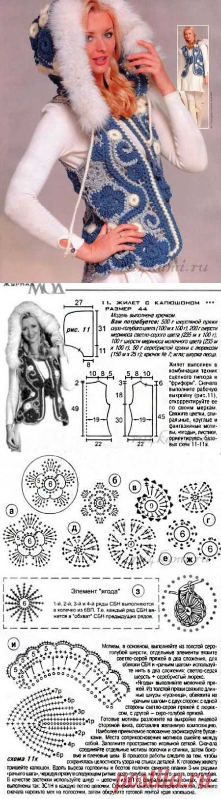 Жилет крючком » Сайт "Ручками" - делаем вещи своими руками
