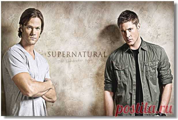 Купить сверхъестественное, supernatural - постер, афиша №10 по низкой цене