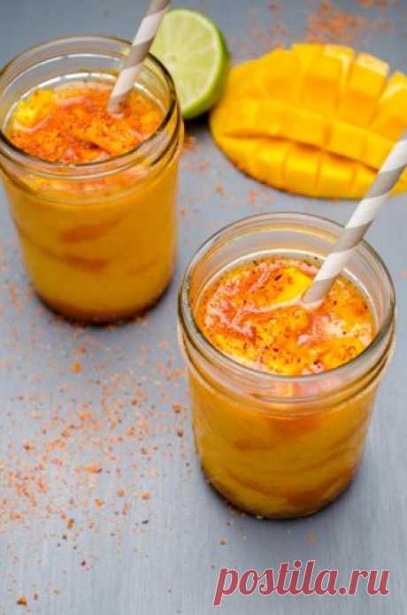 Mangonada (Mango and Chamoy Slushie)