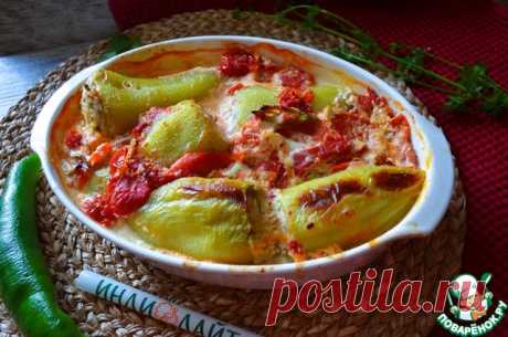 Запечённые фаршированные перцы. Вкусное летнее горячее, отличный вариант взять и на пикник. В рецепте использую готовое лечо, ведь скоро вновь заполнять погреба... Рекомендую.