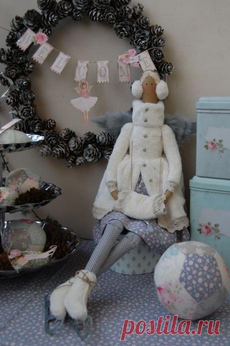 Тильда-фигуристка