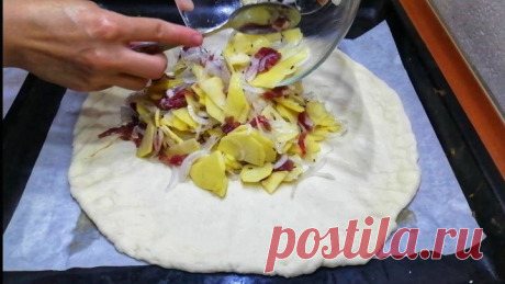 Я УСТАЛА ГОТОВИТЬ ЭТОТ ПИРОГ! ТАКОЙ простой Но такой Вкусный Пирог!