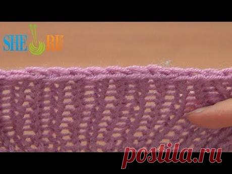 Урок 7 способ 3 из 12 Закрытие полотна по узору - YouTube