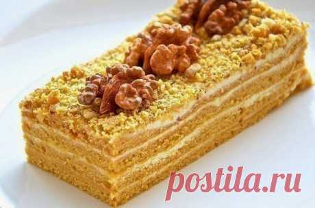 Лучшие кулинарные рецепты: Медовый торт