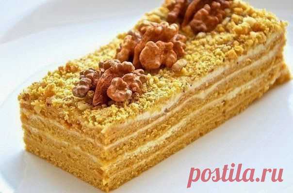 Лучшие кулинарные рецепты: Медовый торт