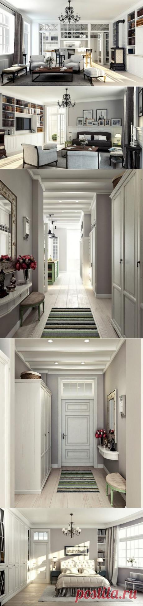 Городская квартира в стиле прованс | Школа Ремонта