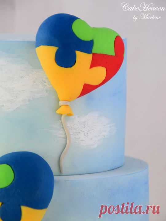#SugarArt4Autism #AutismSweets - Cakes to raise Awareness - Cake by CakeHeaven by Marlene - CakesDecor