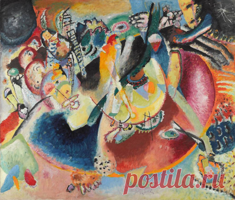 &quot;Импровизация холодных форм&quot;, Василий Кандинский, 1914 год