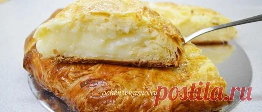 Фытыр – египетский пирог с кремом Магалябия! http://ochenwkusno.ru/fyityir-eg...