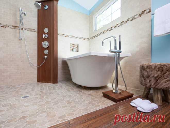 Amazing Tubs and Showers Seen On Bath Crashers | DIY Bathroom Ideas - Vanities, Cabinets, Mirrors & More | DIY