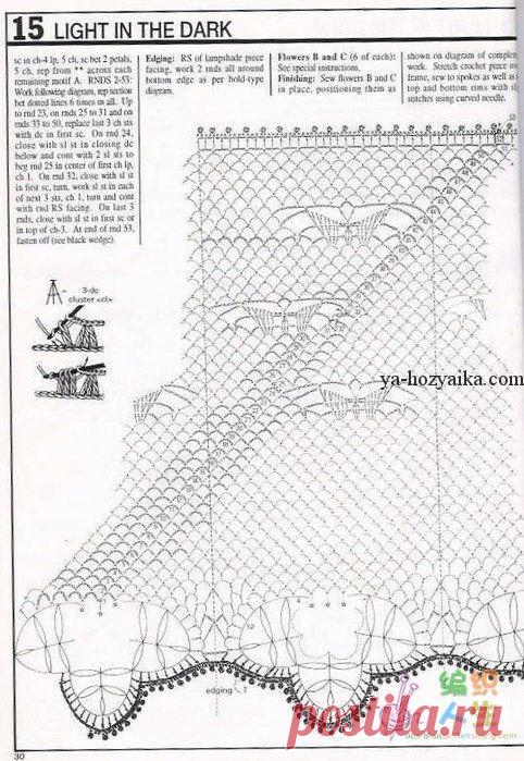 Шаль крючком схемы. Шаль узором бабочка крючком + схема