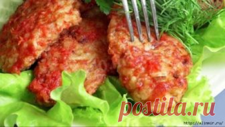 Луковые котлеты Любопытный рецепт