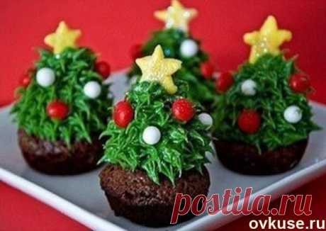 Кулинарная идея. Невероятно красивый новогодний десерт «Ёлочки с секретом» - Простые рецепты Овкусе.ру