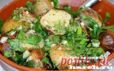 Салат из печеного картофеля | Харч.ру - рецепты для любителей вкусно поесть