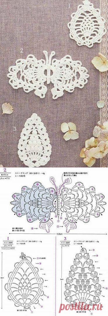 Схемы крючком | Рукоделие:вязание,шитье и др.