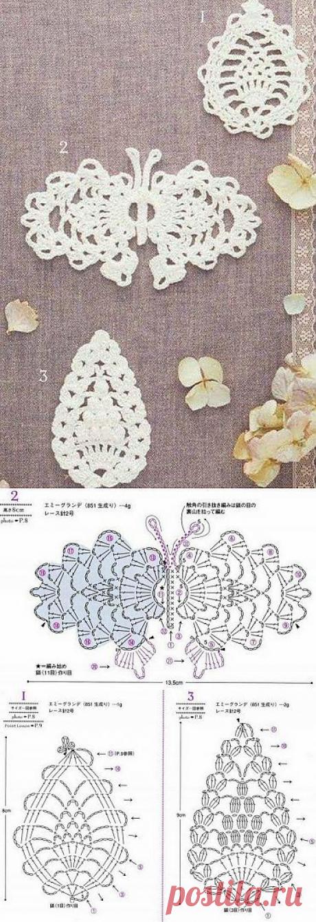 Схемы крючком | Рукоделие:вязание,шитье и др.