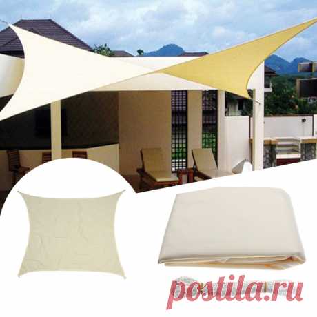2.4M / 8ft Квадрат Sun Shade Sail UV Водонепроницаемый навес для патио Сад Тент для палатки - Newchic