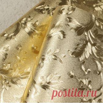 Chinese Floral Gold Luxury Wallpaper PVC Golden Background Wallpaper For Walls Living Room Bedroom Wallpaper 3D Gold Wall Paper-in Wallpapers from Home Improvement on Aliexpress.com | Alibaba Group
