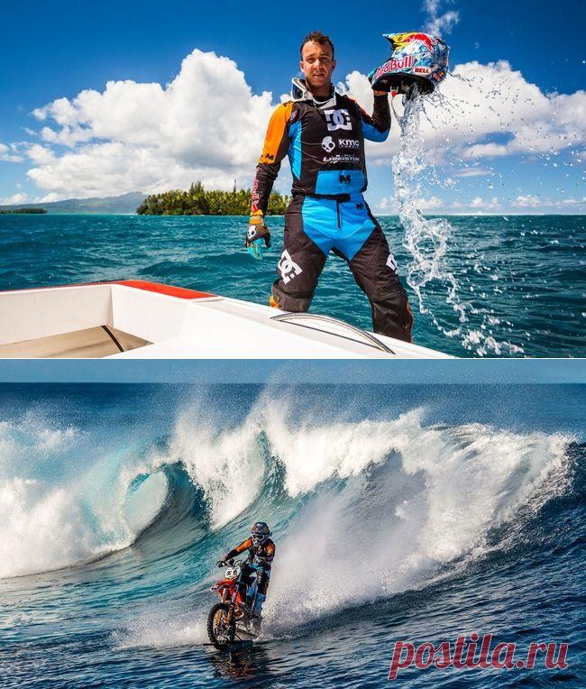 Смотрим видео! Легендарный Робби Мэддисон оседлал тайскую волну на своем байке
