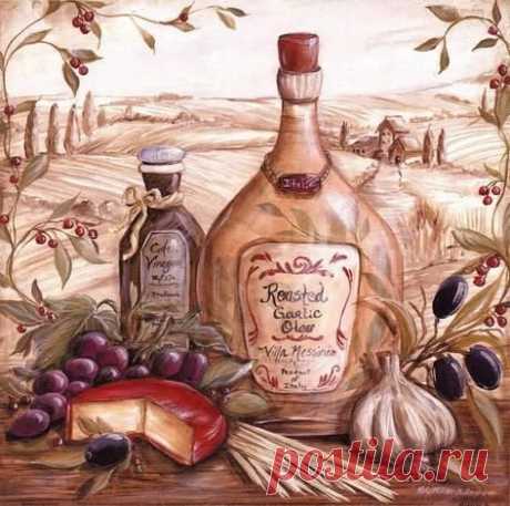 Art Print: Toscano I by Kate McRostie : 12x12in