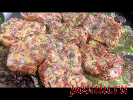 Самые ВКУСНЫЕ Горячие БУТЕРБРОДЫ на завтрак за 5 минут. На сковороде! От них все в восторге!