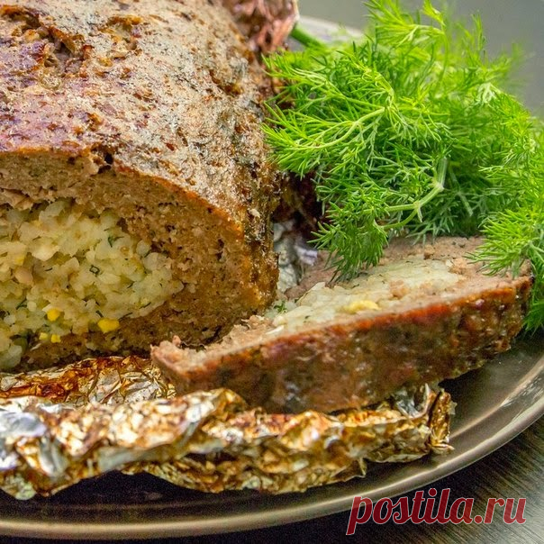 Мясной рулет с рисом и яйцом / Западло