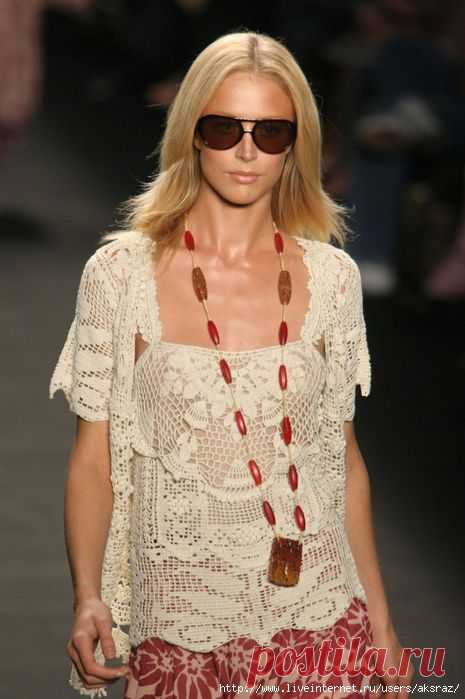 Филейный топ