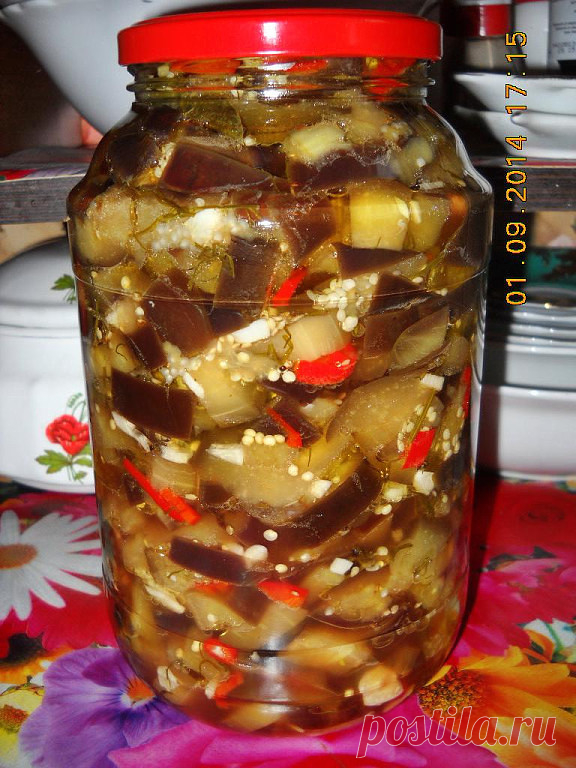 баклажаны маринованые