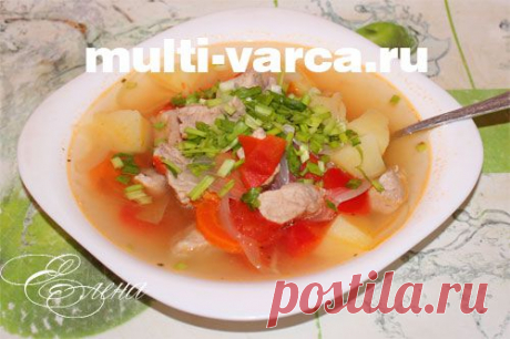 Шурпа в мультиварке из свинины