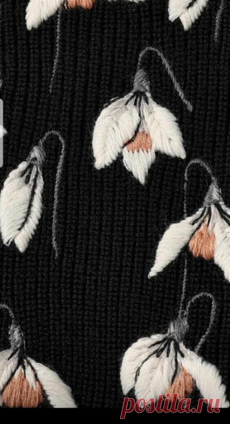Вышивка на вязаных изделиях. Идеи для вдохновения!!! | Вязание с Irina Bronya | Дзен