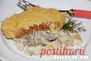 Курица под хлебной корочкой | Харч.ру - рецепты для любителей вкусно поесть