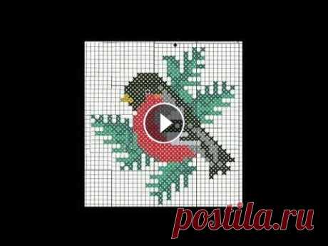 ВЫШИВКА КРЕСТОМ СХЕМЫ.⛄❄️ #вышивкакрестом...