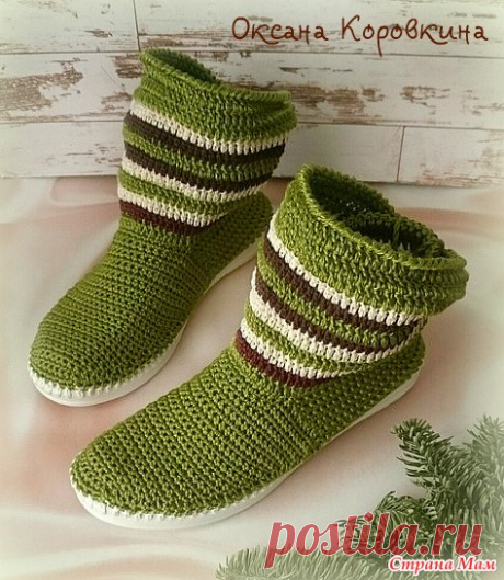 сапожки "Лесная фея" - Вязание - Страна Мам