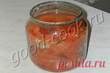 семга в масле, рецепт приготовления