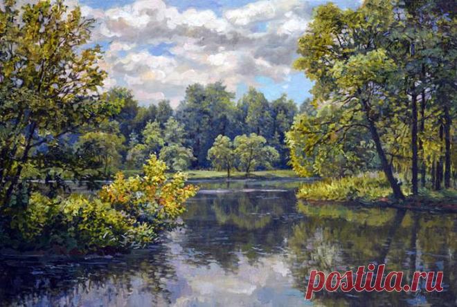 Четыре времени у года – четыре разные струны... Художник Панов Эдуард Парфирьевич