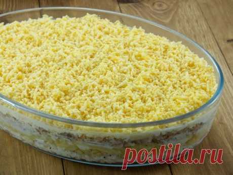 САЛАТ &quot;КУРОЧКА РЯБА&quot;! Пальчики оближешь! Ингредиенты: жмите на это фото