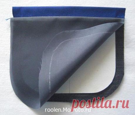 обработка накладного кармана