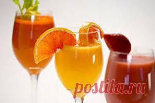 5 самых вкусных рецептов свежего сока.