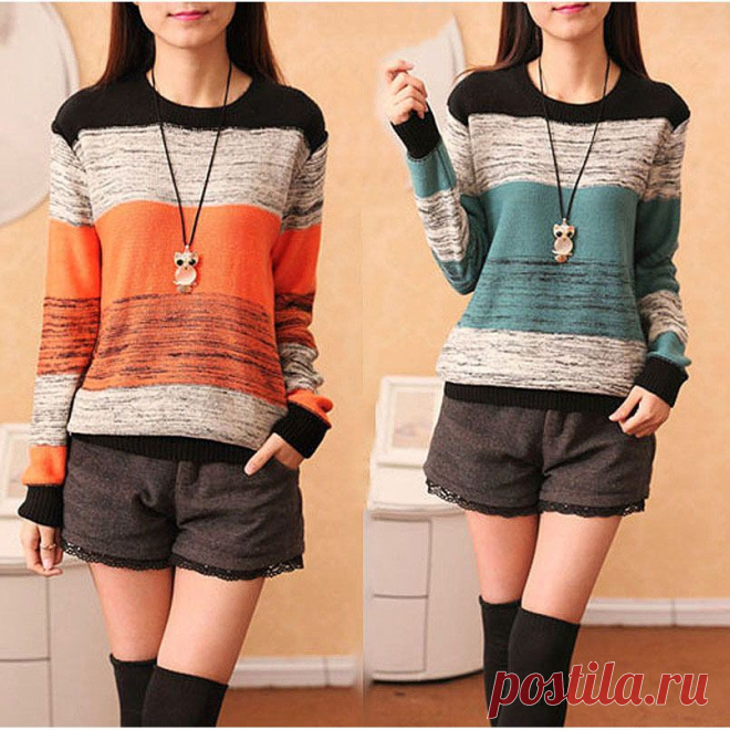 Picture - More Detailed Picture about 2015 new arrival autumn & winter preppy style sweater, o neck long sleeve kawaii slim body basic shirt thick pullovers sweater Picture in from bassdeal_com. Aliexpress.com | Alibaba Group