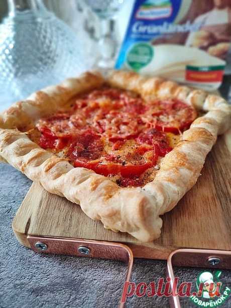 Пирог с помидорами, сыром и перцем – кулинарный рецепт
