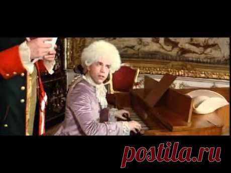 Моцарт издевается над Сальери (из фильма Amadeus) - YouTube