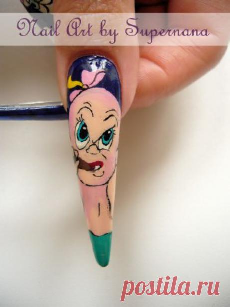 Кто подставил Роджера Кролика? | Nail Art by Supernana
