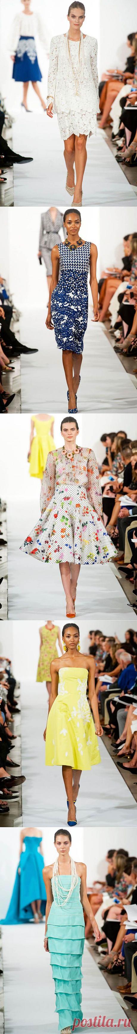 New York Fashion Week: Oscar de la Renta весна 2014 | Мода