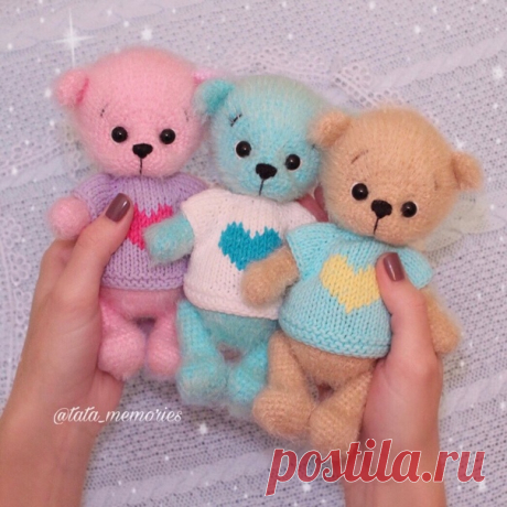 Амигуруми - игрушки с теплом и душой - наш лучший выбор !!!
....................Мишки.................